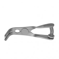 Glover Atrauma Bulldog Clamp Straight Stainless Steel, 9 cm - 3 1/2"